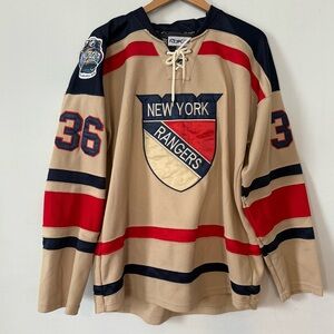 CCM NHL New York Rangers Winter Classic 2012 Official Zuccarello Jersey